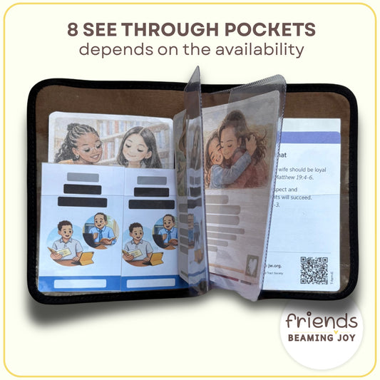 Cloth Pouch JW Mini Tract Organizer - Surprise Style Pre-Order