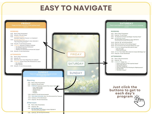 Eternal Happiness 2026 Convention Digital Notebook for Notability and Good Notes Instant Download