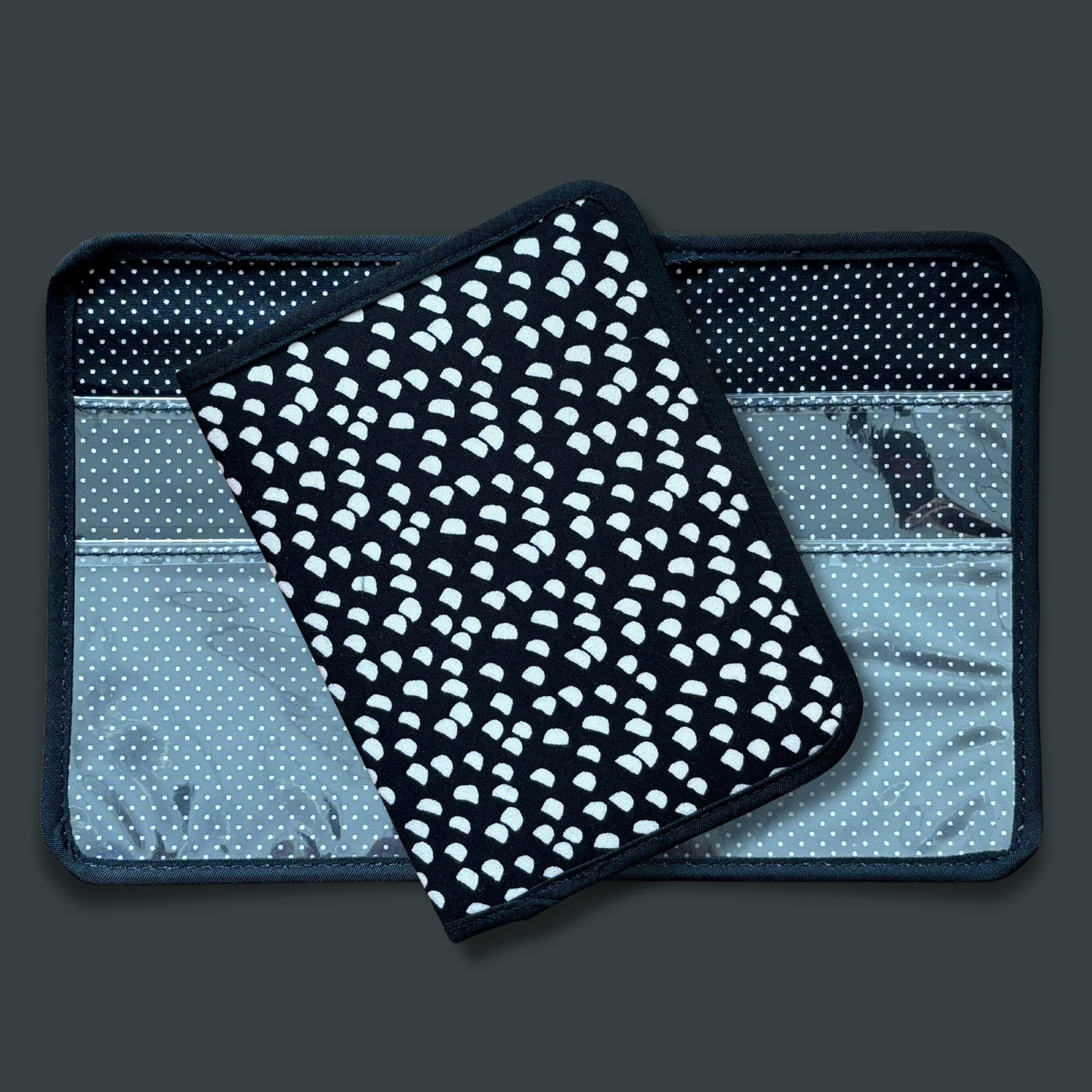 Black and White Mini – Tract and Invitation Holder (4 Pockets)