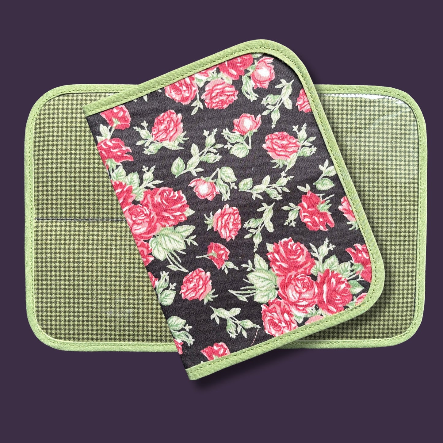Rose Print Mini Ministry Organizer – Tract and Invitation Holder (4.4” x 5.8”)