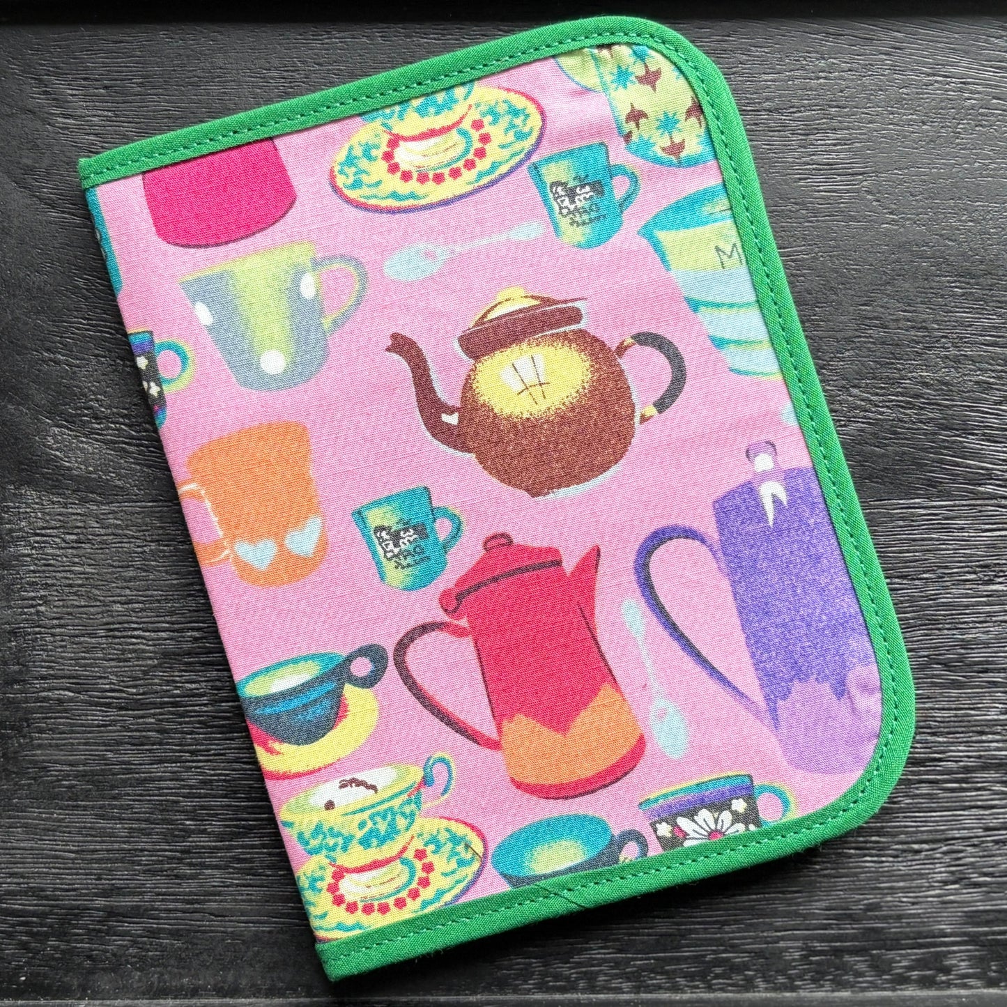 Teapot Print Mini Ministry Organizer – Tract and Invitation Holder (4.4” x 5.8”)