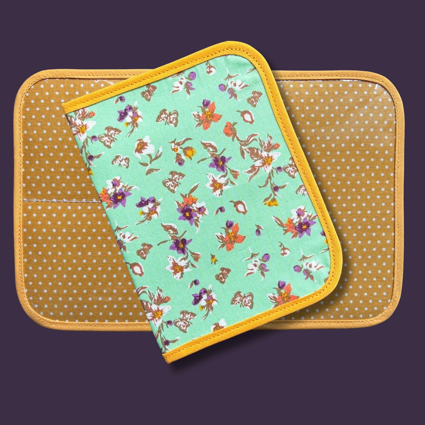 Floral Butterfly Print Mini Ministry Organizer – Tract and Invitation Holder (4.4” x 5.8”)