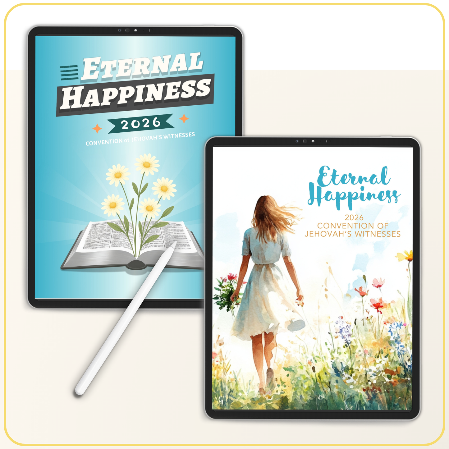 Eternal Happiness 2026 Convention Digital Notebook for Notability and Good Notes Instant Download
