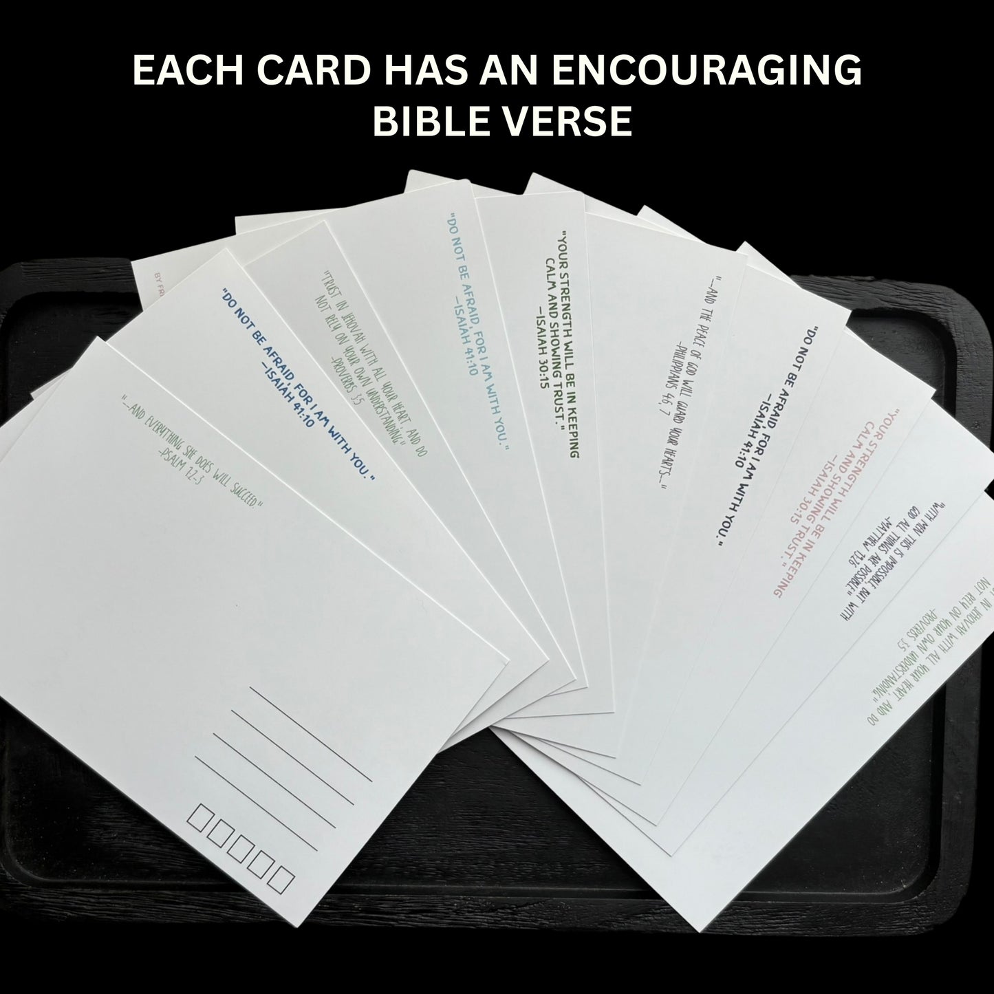 Bible Verse Postcard Pack, Set of 10 - size 4x6"