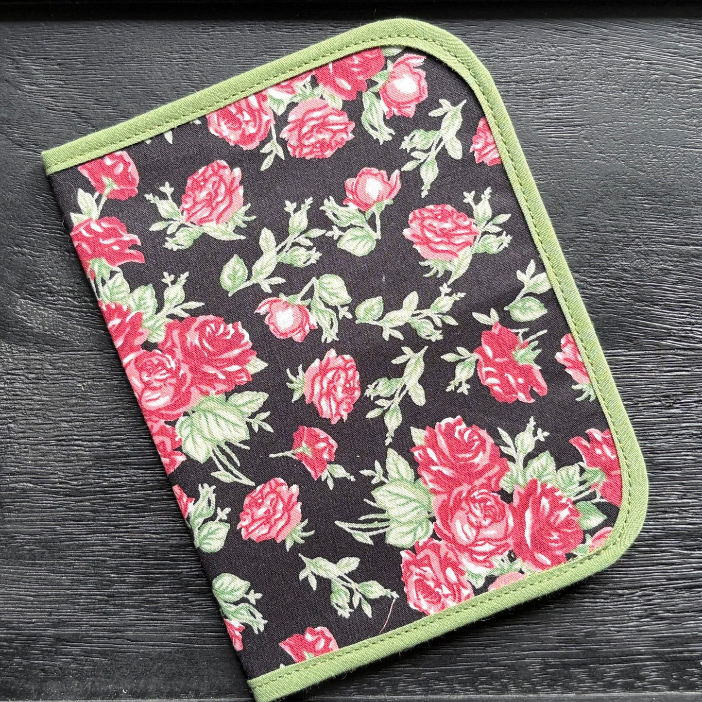 Rose Print Mini Ministry Organizer – Tract and Invitation Holder (4.4” x 5.8”)