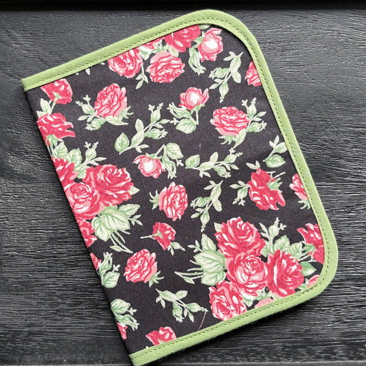 Rose Print Mini Ministry Organizer – Tract and Invitation Holder (4.4” x 5.8”)