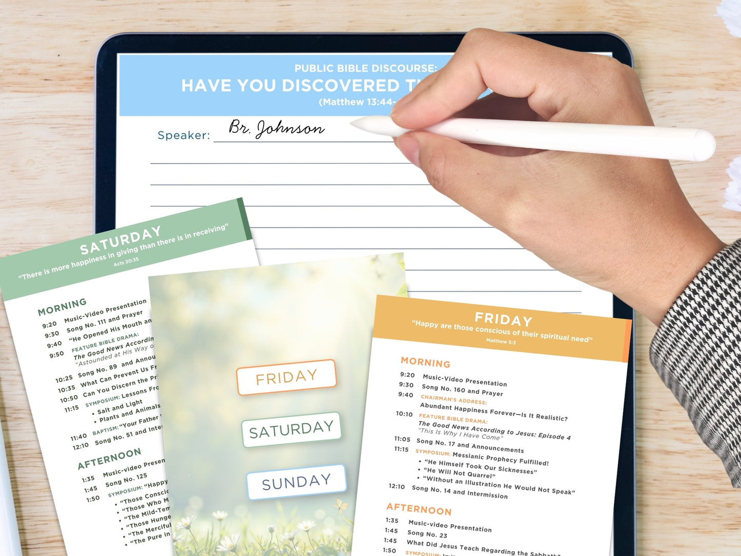 Eternal Happiness 2026 Convention Digital Notebook for Notability and Good Notes Instant Download