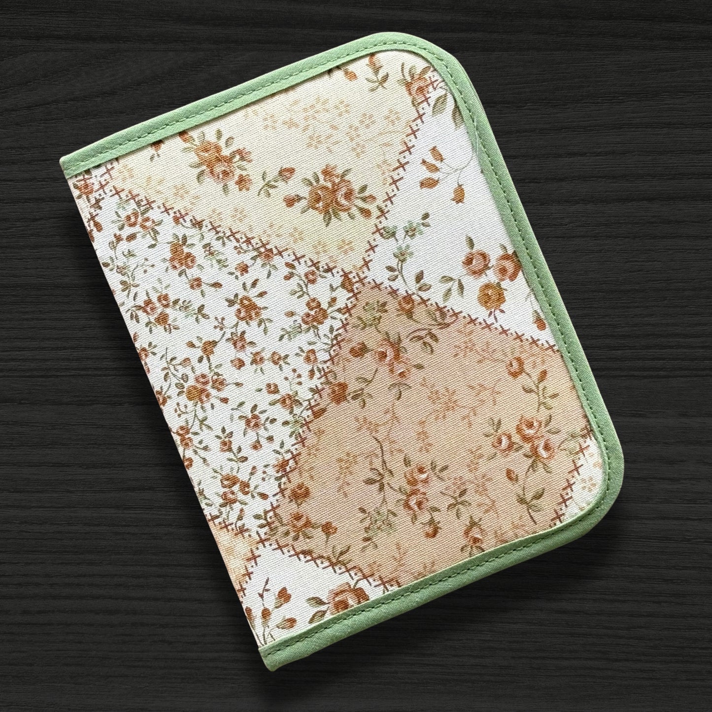 Brown Floral Mini – Tract and Invitation Holder (6 pockets)