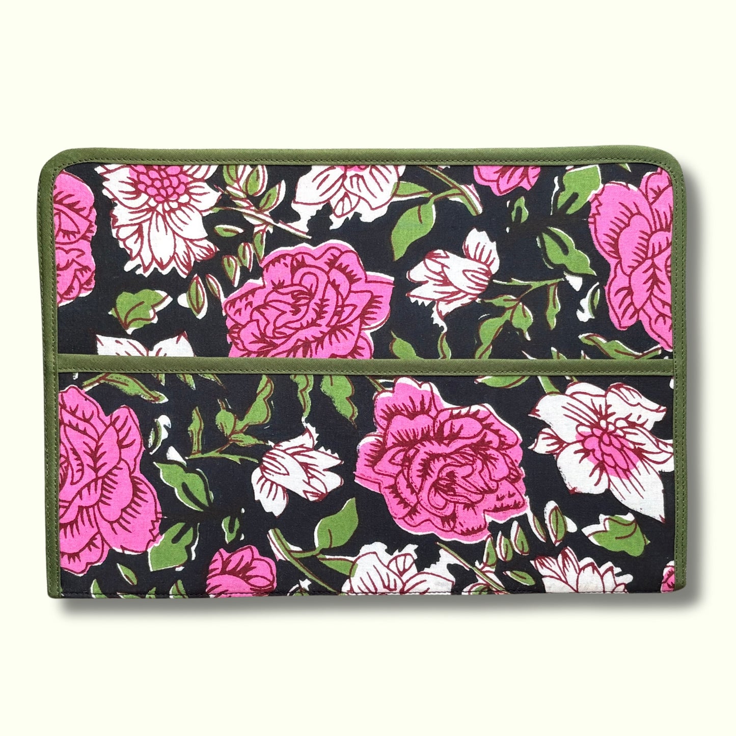 Floral Roses Ministry Magazine Sleeve – Field Service Organizer (7.5” x 10.5”)