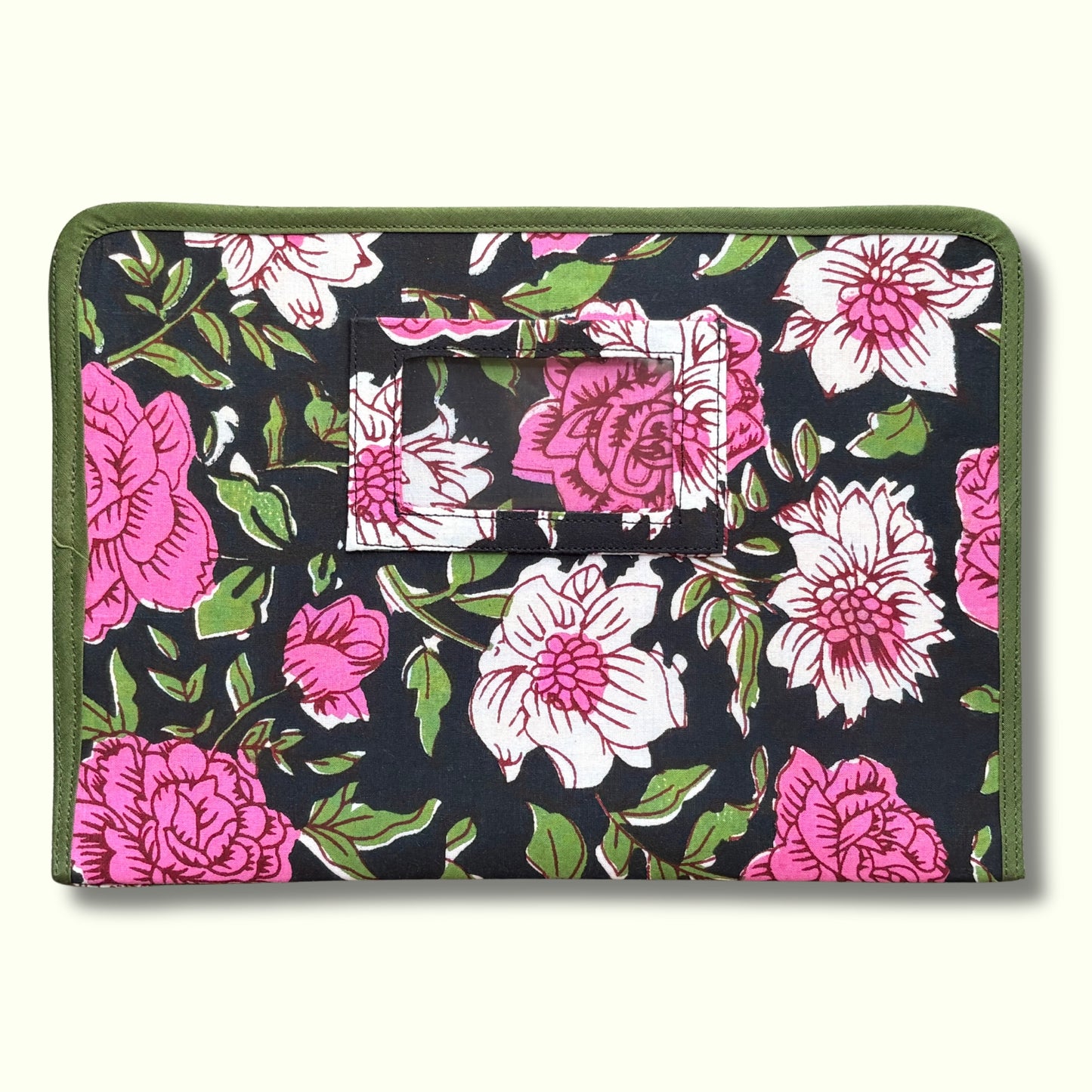 Floral Roses Ministry Magazine Sleeve – Field Service Organizer (7.5” x 10.5”)