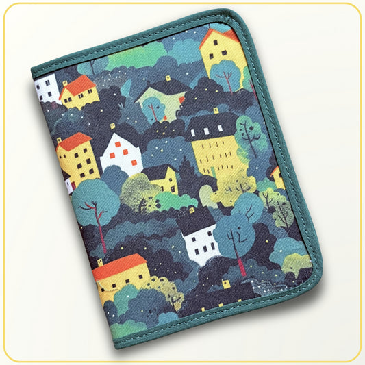 Cloth Pouch JW Mini Ministry Organizer, Tract and Invitation Holder, House to House Print