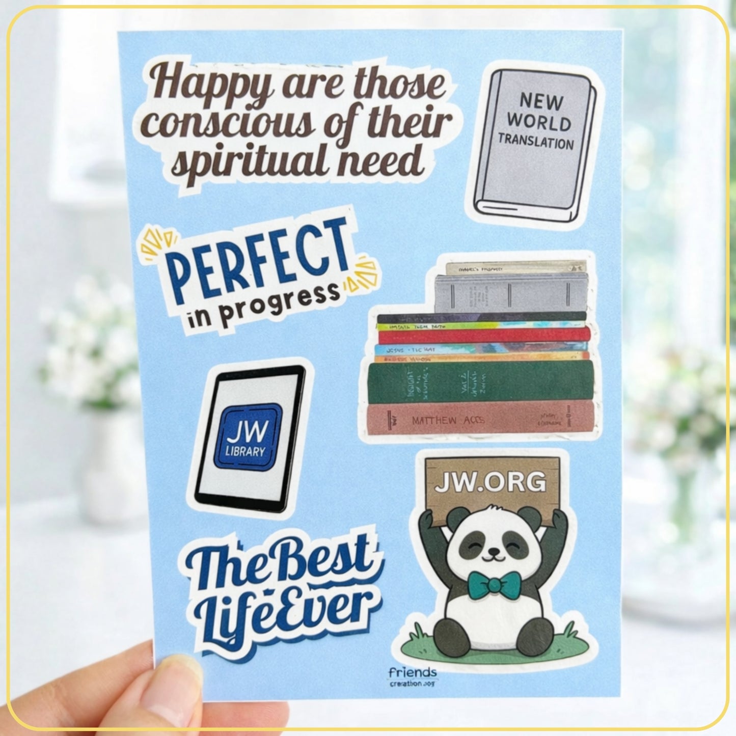 Sticker Sheet JW - A6 - PSS Panda