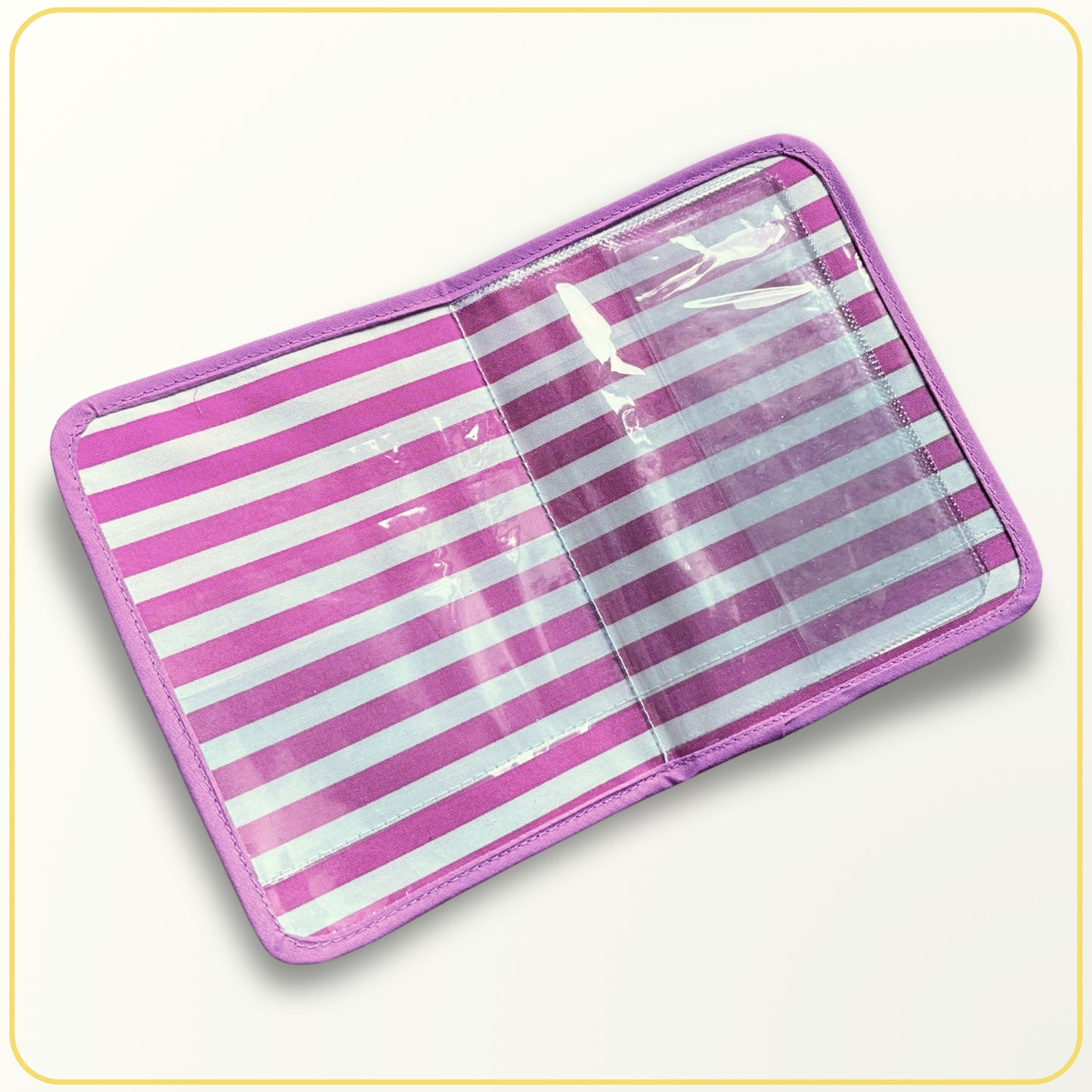 Cloth Pouch Mini JW tract organizer, JW Ministry Supply, Teal and Pink Indian Block Print