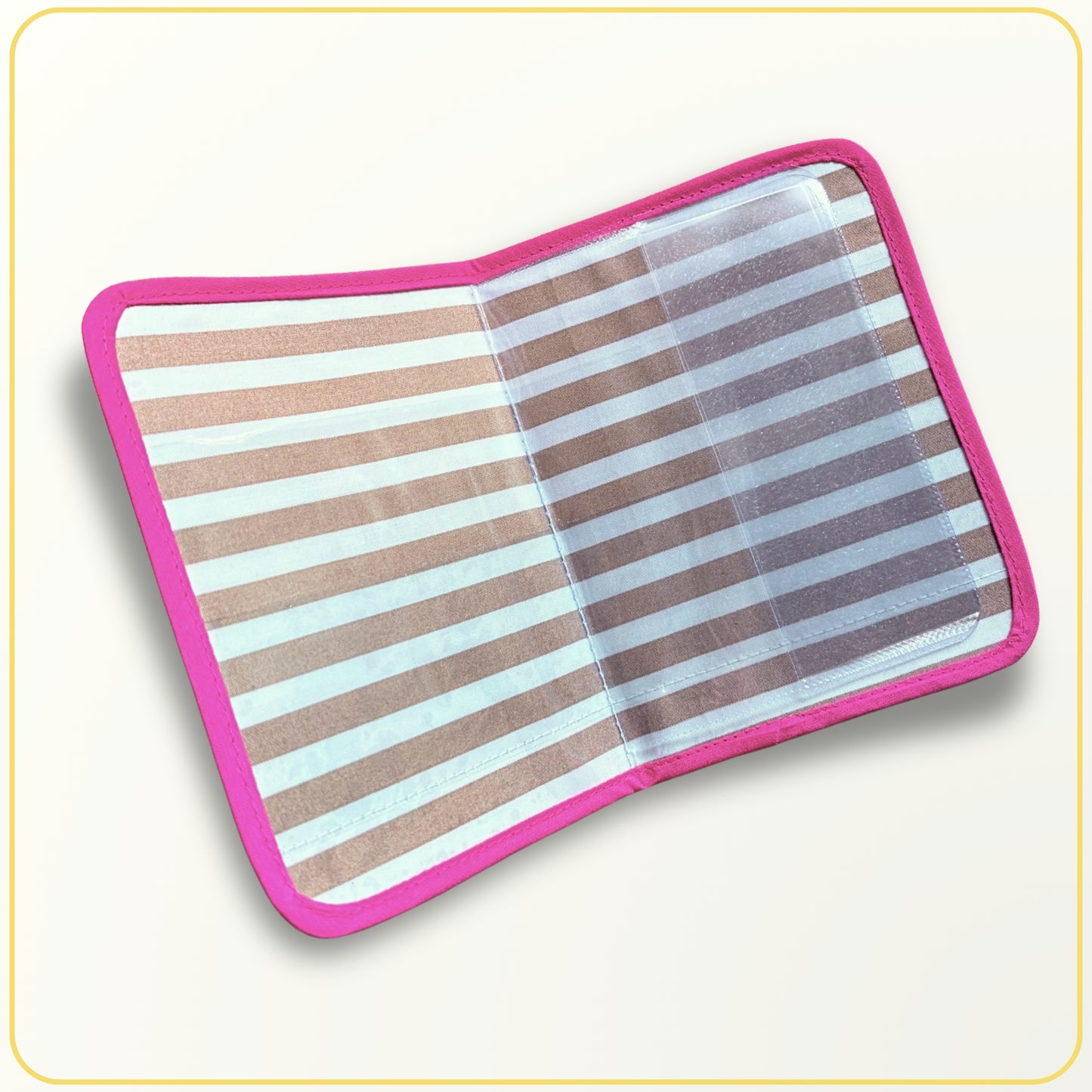 Cloth Pouch Mini JW Tract and Invitation Holder, Botanical Butterflies