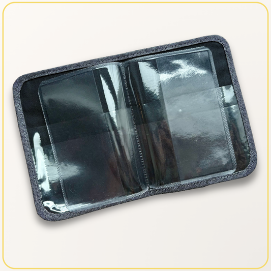 Cloth Pouch Mini JW tract organizer, JW Ministry Supply, Black and White Gingham Print