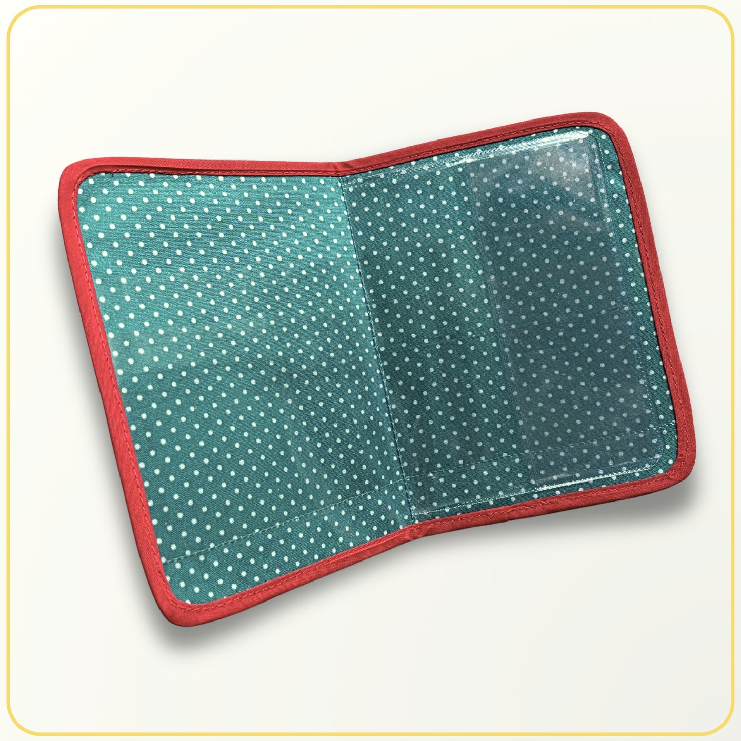 Cloth Pouch JW Mini Tract and Invitation Holder, Botanical print