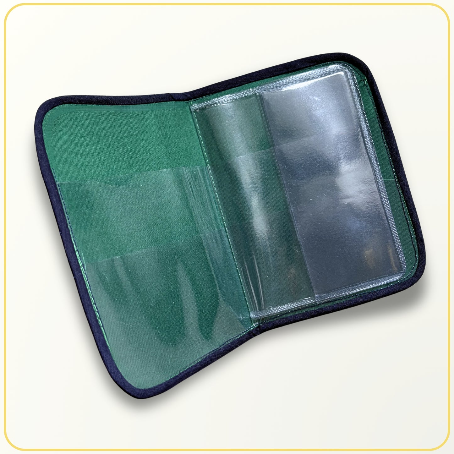 Cloth Pouch Mini JW Ministry Organizer, Tract and Invitation Holder, Dark Navy