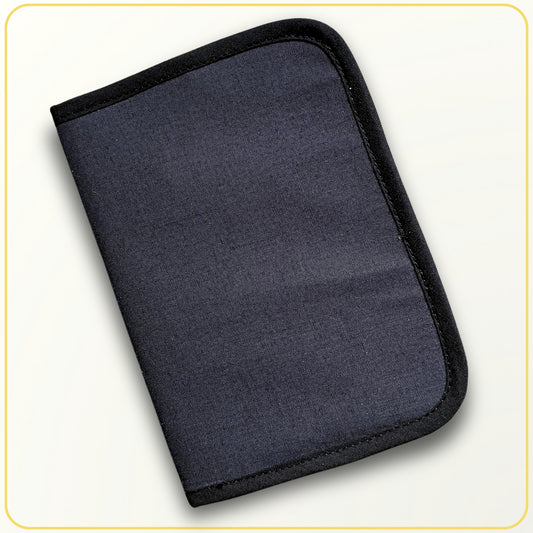 Cloth Pouch Mini JW Ministry Organizer Tract and Invitation Holder, Dark Grey - Green