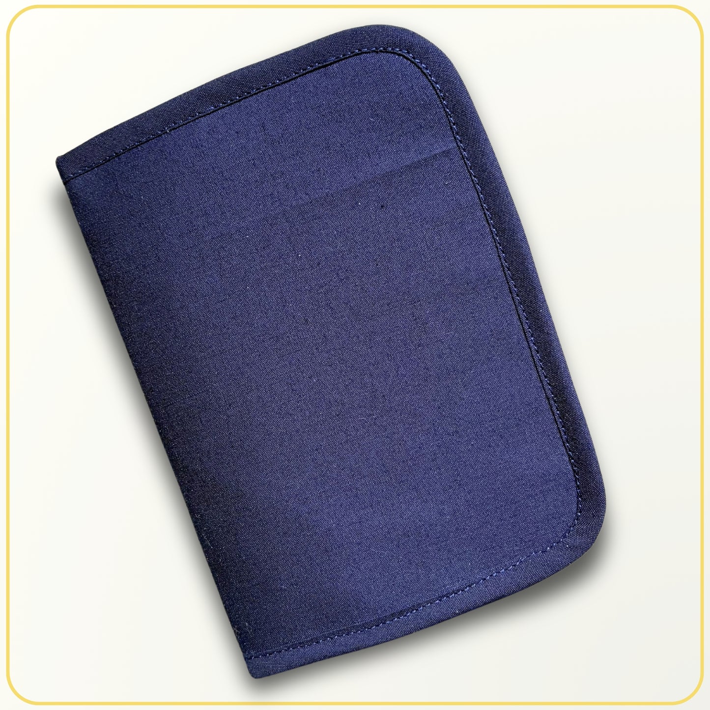 Cloth Pouch Mini JW Ministry Organizer Tract and Invitation Holder, Navy - Green