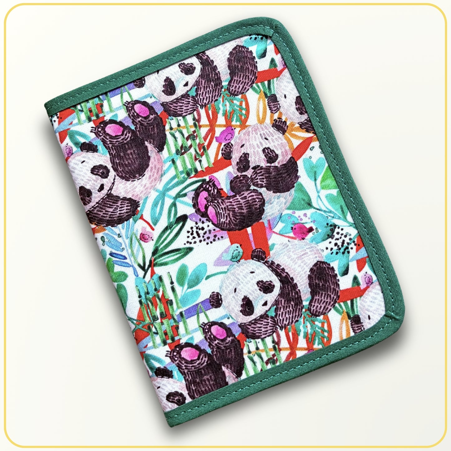 Cloth Pouch JW Mini Tract and Invitation Holder, Panda print