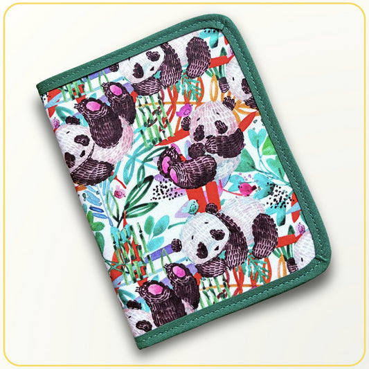 Cloth Pouch JW Mini Tract and Invitation Holder, Panda print