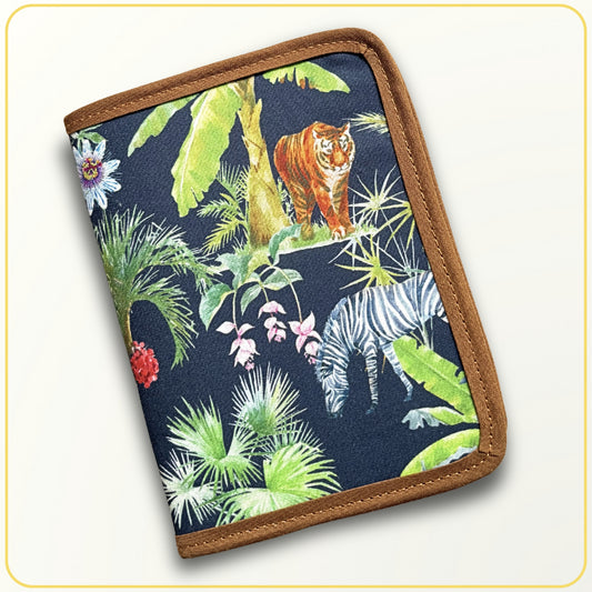 Cloth Pouch JW Mini Tract and Invitation Holder, Wild animals jungle print