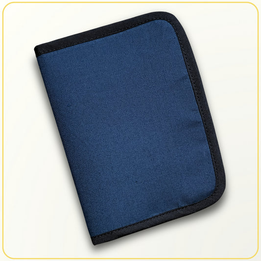 Cloth Pouch Mini JW Ministry Organizer Tract and Invitation Holder, Dark Teal - Light Teal