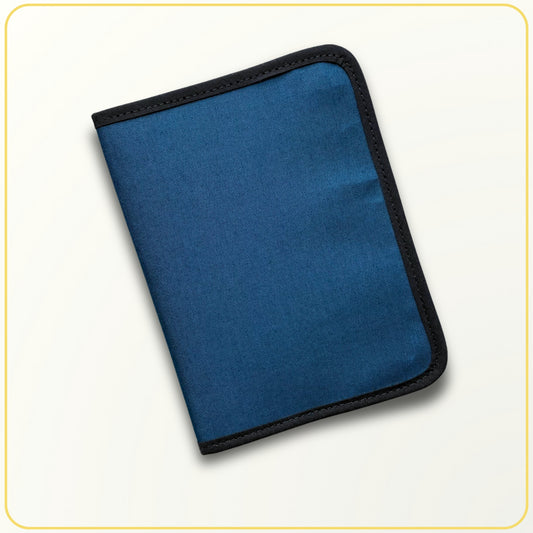 Cloth Pouch Mini JW Ministry Organizer Tract and Invitation Holder, Dark Teal - Light Teal