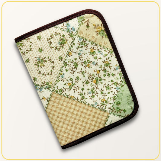 Cloth Pouch Mini JW Ministry Organizer, Tract and Invitation Holder, Patchwork Imitation
