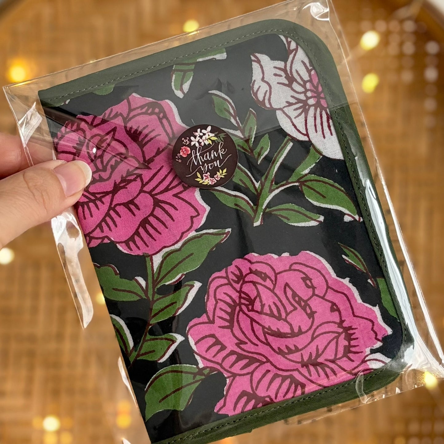 Floral Mini – Tract and Invitation Holder (3 pockets)