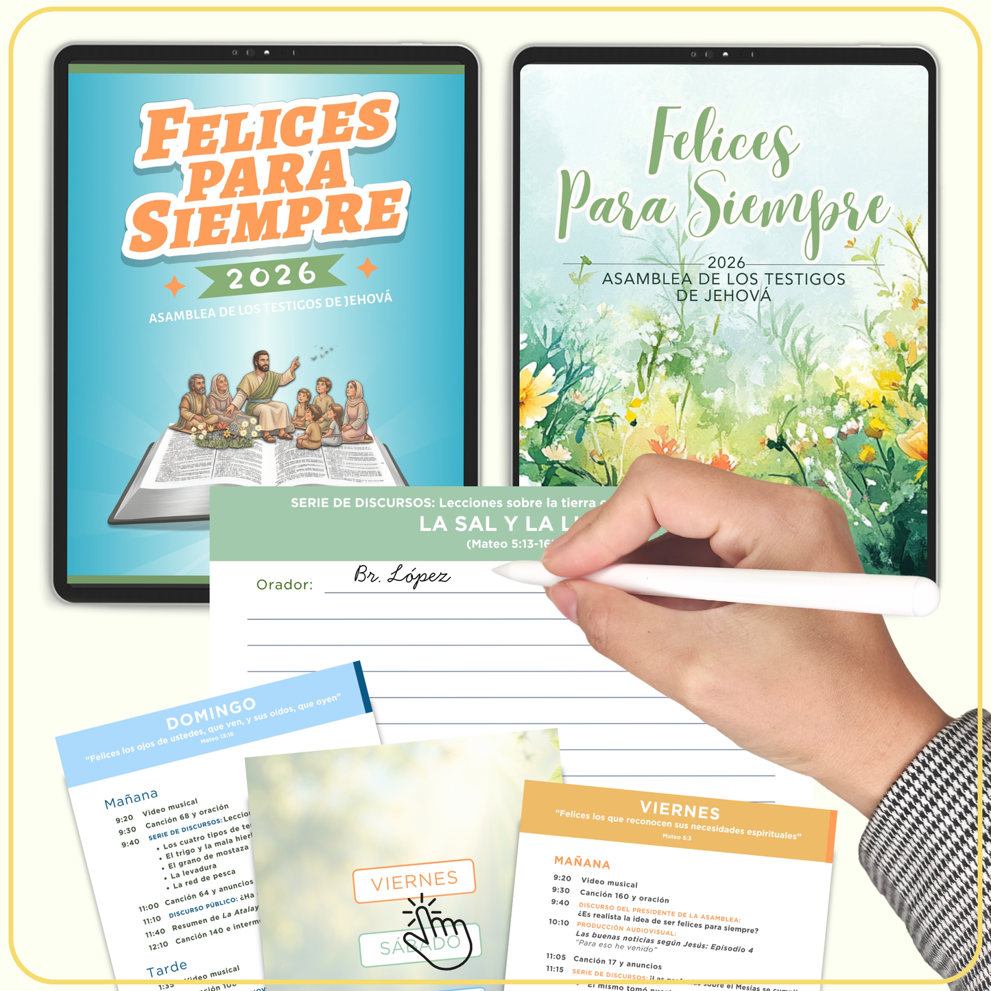 SPANISH Felices Para Siempre Asamblea 2026 Digital Notebook for Notability and Good Notes Instant Download