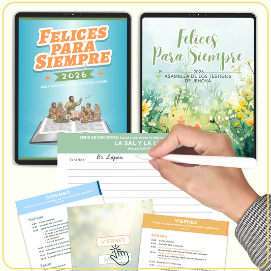 SPANISH Felices Para Siempre Asamblea 2026 Digital Notebook for Notability and Good Notes Instant Download